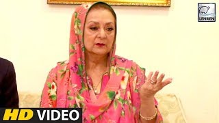 Saira Banu SLAMS Builder Samir Bhojwani For Threatening Dilip Kumar  LehrenTV [upl. by Aticilef811]