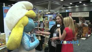 Smurfette interview at BlogHer 11 in San Diego [upl. by Anaiad537]