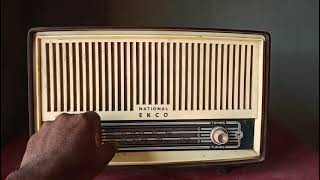 1950s National EKCO U819 antique vintage Radio avelable for sellvintageradio oldradio oldisgold [upl. by Atiker]