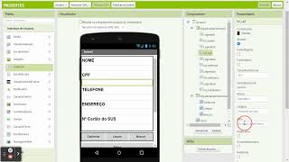 Tutorial App Inventor 10 – Cadastrar e salvar informações para exibir depois  pt2 [upl. by Anir]