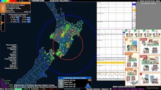 GlobalQuake M52 10km Depth Strong Shaking Porangahau [upl. by Aeriel]