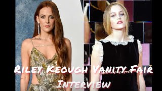 Riley Keough  Vanity Fair Interview With Details [upl. by Gagne816]