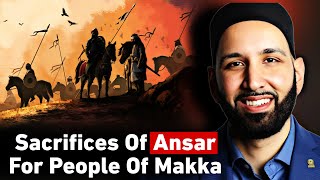 Sacrifices Of Ansar For The People Of Makka  Dr Omar Suleiman  Emotional Clip [upl. by Stein]