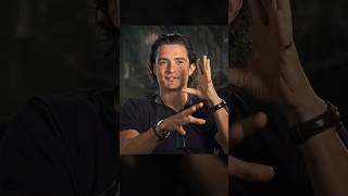 Orlando Blooms EPIC stunt as Legolas [upl. by Ynnaf]