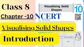 Introduction Visualising Solid Shapes Chapter 10 Class8 NCERT AP SCERT new syllabus [upl. by Giliane]