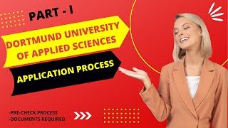 Fachhochschule DORTMUND  Complete application process MEng  Free Application  PART 1 Vikas Berad [upl. by Hamachi980]