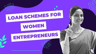 Business loan schemes for women entrepreneurs in India [upl. by Angid]