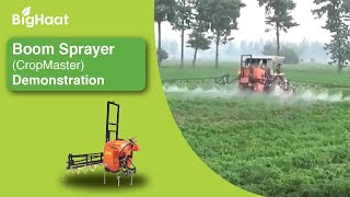 Boom Sprayer Cropmaster Demonstration [upl. by Camm]