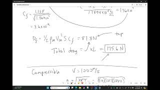 Example Comparing Drag Force in Laminar and Turbulent Conditions [upl. by Siraved]