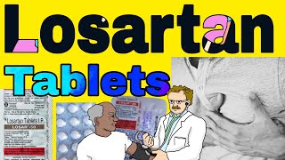 Losartan Tablets IP Benefits Uses Doses  side effects Losar Tablets Uses in Hindi [upl. by Ayalahs]