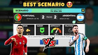 DLS 23 THE BEST SCENARIO 🤩 ARGENTINA 🇦🇷 VS PORTUGAL 🇵🇹Hamood Gamerx [upl. by Royd]