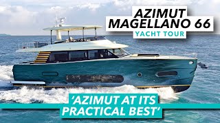 Inside Azimuts latest proper cruiser  Azimut Magellano 66 yacht tour  Motor Boat amp Yachting [upl. by Nylirrehs875]