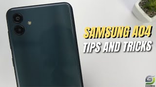 Top 10 Tips and Tricks Samsung A04 you need Know [upl. by Saibot984]