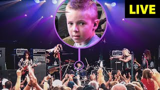 Sweet Child O Mine  LIVE  Guns N Roses 6 year old Drummer [upl. by Orton160]