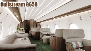 Inside Gulfstream G650 Private Jet [upl. by Avraham]