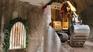 Tunnelanschlag Nordbahnhof Stuttgart 21 Baustelle [upl. by Drarrej]