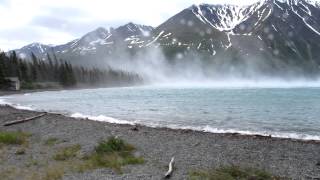 Katabatic Winds  Extreme Gusts in Kluane National Park Yukon Canada [upl. by Sekofski]