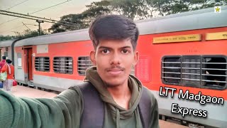 11099 LTT Madgaon Express Sleeper Class Journey  Mumbai to Ratnagiri Train  Konkan Railway Journey [upl. by Jacquetta486]