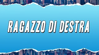 Colapesce Dimartino  Ragazzo di destra Testo [upl. by Ahset]