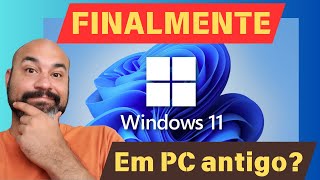 Microsoft libera Windows 11 para PC antigo JA DEVO ATUALIZAR [upl. by Aroz]