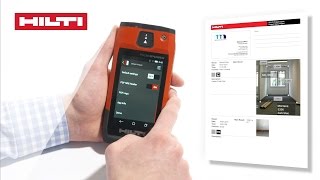 HOW TO customize your Hilti PDC  PDCS distance laser measurers PDF report [upl. by Mccormac]