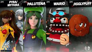 AsukaRei vs Luigi Palutena vs Booster vs Meatwad [upl. by Rice170]