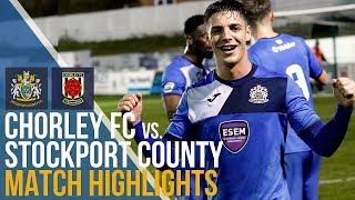 Chorley FC Vs Stockport County  Match Highlights  17042018 [upl. by Nogas]