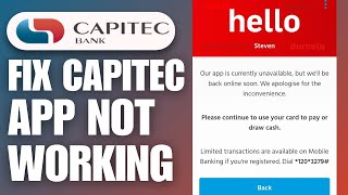 How To Fix Capitec Bank App Not Working  Easy FIX [upl. by Rosalinde321]