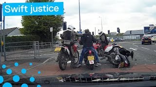 Police Intercept Moped Thieves in Manchester [upl. by Adalbert177]