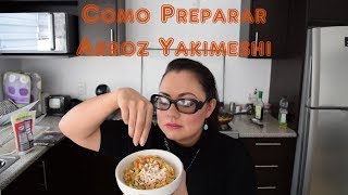 Cómo preparar arroz frito japonés  Yakimeshi [upl. by Guenzi]