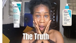 Shocking Truth about CeraVe Cleanser for your ACNE  CeraVe Acne Foaming Vs Cerave SA Cleanser [upl. by Acceber]