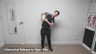 Intercostal Release  Release Between Ribs to Reduce Rib Pain Improve Movement amp Breathing [upl. by Pickett]