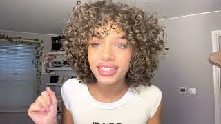 5 easy hairstyles for short curly hair [upl. by Gereron702]