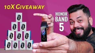 Honor Band 5 Unboxing amp First Impressions  10X Giveaway ⚡⚡⚡ [upl. by Eedyah]