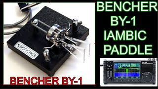 BENCHER BY1 Iambic Morse Paddle CW Key Ham Radio [upl. by Arob]