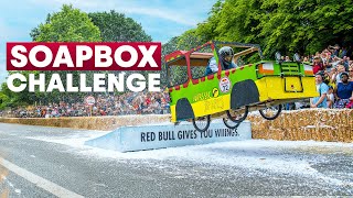 YouTubers Vs Soapbox Challenge Red Bull Soapbox Race London 🏁 [upl. by Nosmirc255]