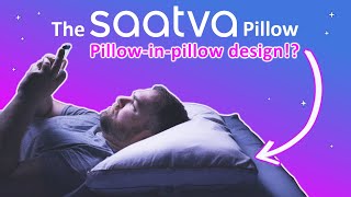 Saatva Pillow Review  Microfiber and latex pillow a winning combination [upl. by Englis]