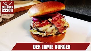 REZEPT JAMIE BURGER schnell und einfach selber machen [upl. by Monahan]