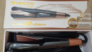 Remington curl and straight confidence 2in1straightener Review 2021 [upl. by Salkcin]