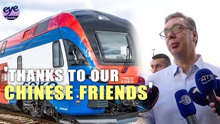 Serbian President praises progress on BelgradeSubotica Railway by Chinese companies [upl. by Annhoj559]