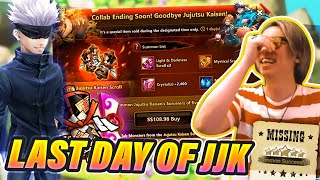 750 FOR JUJUTSU KAISEN COLLAB  SUMMONERS WAR [upl. by Fi]