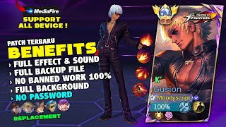 NEW  Gusion KOF K Skin Script No Password  Full Effect amp Full Sound  MLBB [upl. by Haneen]