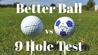 Callaway Chrome Soft Vs Titleist ProV1 9 Hole Test Golf VLOG [upl. by Haidej]