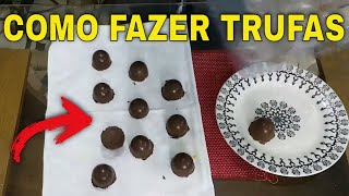 COMO FAZER TRUFAS SUPER FÁCIL [upl. by Aniluap]