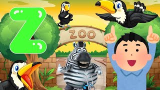 Letter Z Common Words  Kids English kidsenglishclass youtubevideos letterz [upl. by Ztirf594]