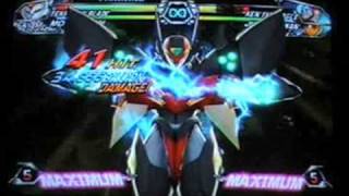 Tatsunoko vs Capcom  Tekkaman Blade combos [upl. by Dlaniger]