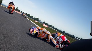 MotoGP 18 Slow Motion Crashes 2 [upl. by Ahtekahs]