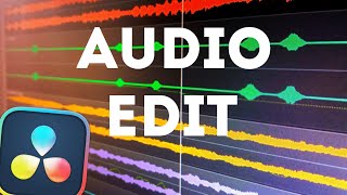 How To Edit Audio In Davinci Resolve 19  Basic Tutorial For Beginners [upl. by Bury59]