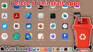 How to Uninstall and Delete Apps on MacBook [upl. by Martita192]