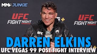 Darren Elkins Ever A Student of The Game Still Improving After 40 MMA Fights  UFC Vegas 99 [upl. by Jodee]